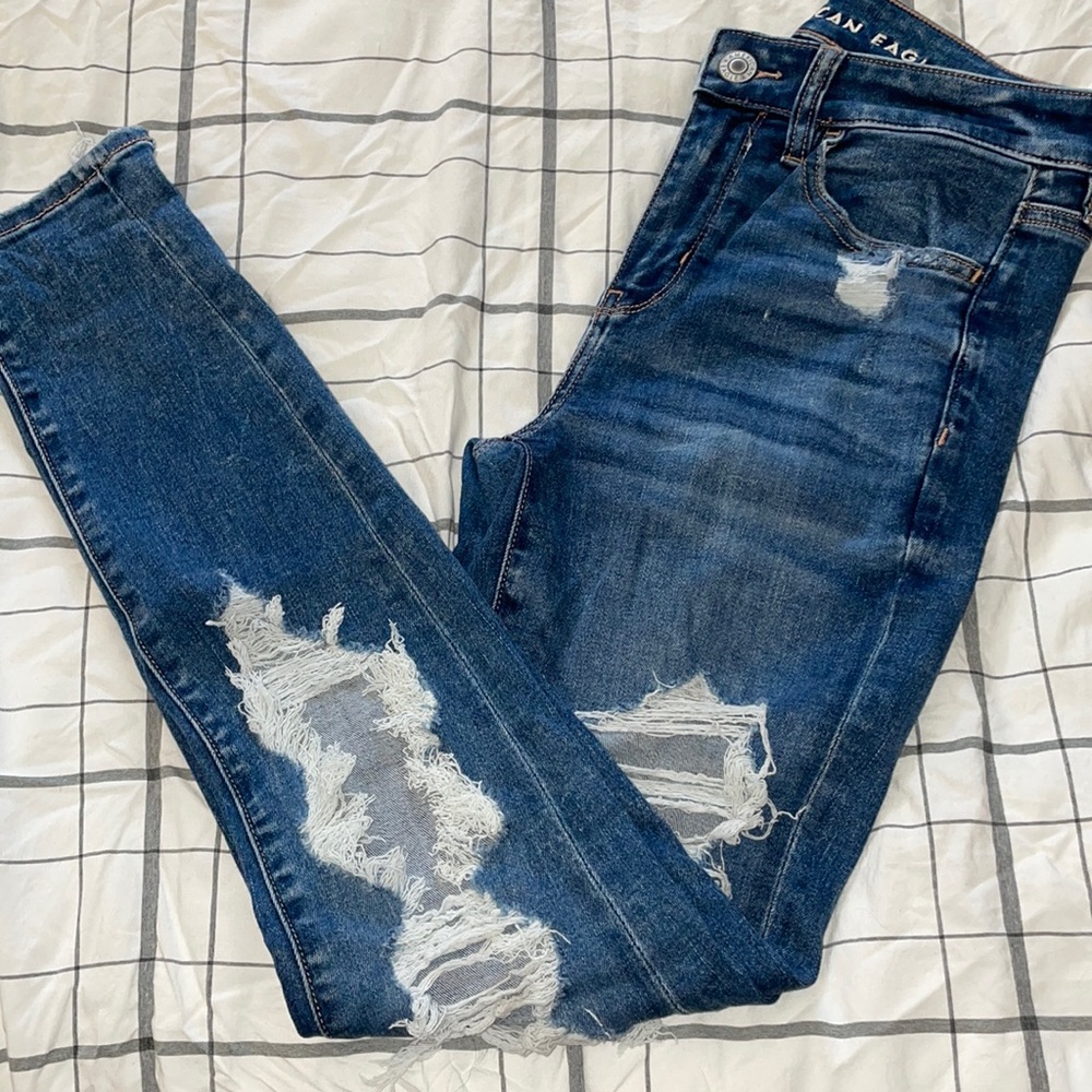 American Eagle hi rise Jeggings size 4